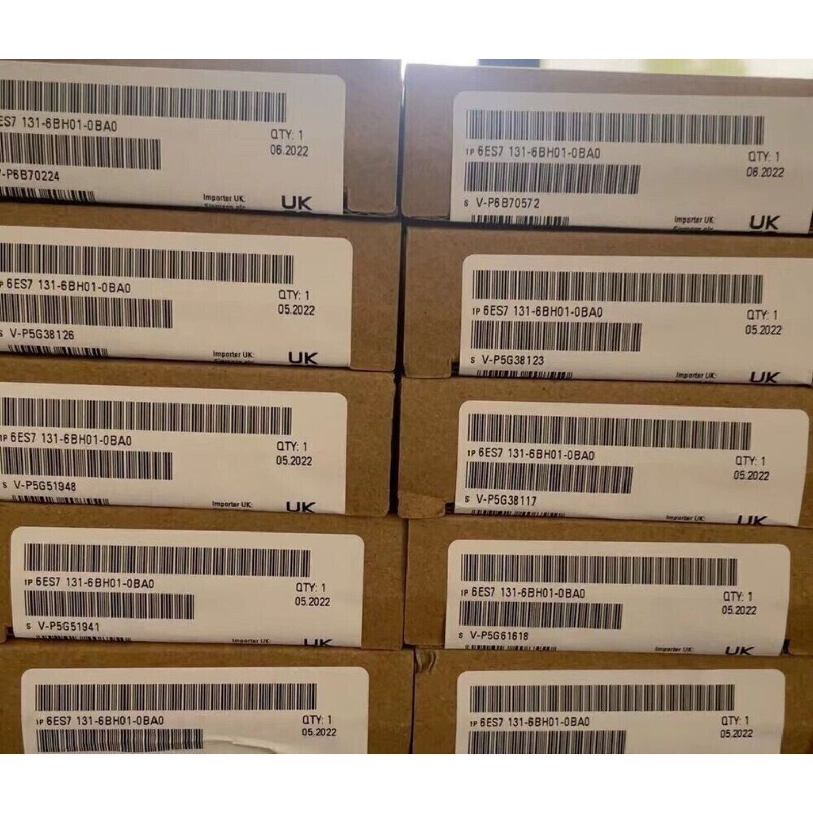 Siemens 6ES7 131-6BH01-0BA0 Digital Input Modules in boxes, industrial automation parts, QTY 1.