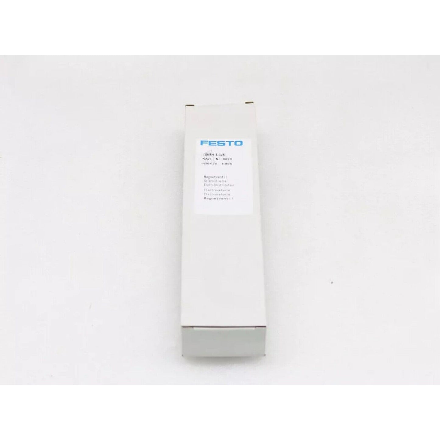 FESTO JMFH-5-1/8 Solenoid Valve in packaging. Pneumatic automation part.