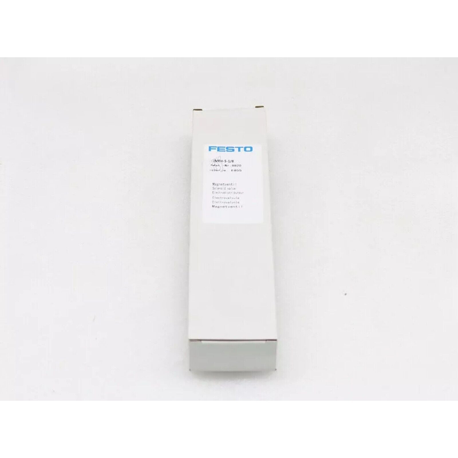 FESTO JMFH-5-1/8 Solenoid Valve in packaging. Pneumatic automation part.