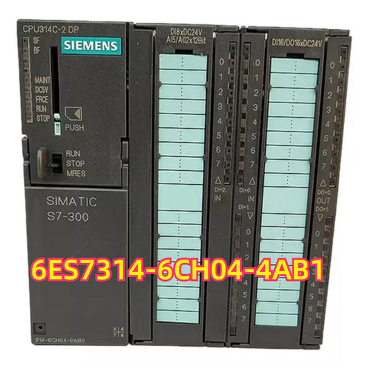 Siemens SIMATIC S7-300 CPU Module 6ES7 314-6CH04-4AB1, PLC Industrial Automation
