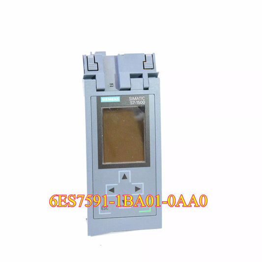 Siemens SIMATIC S7-1500 spare part display 6ES7591-1BA01-0AA0, gray color, with buttons and screen