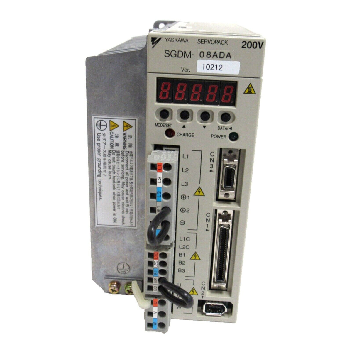 YASKAWA SGDM-08ADA Servo Drive, 200V industrial automation equipment
