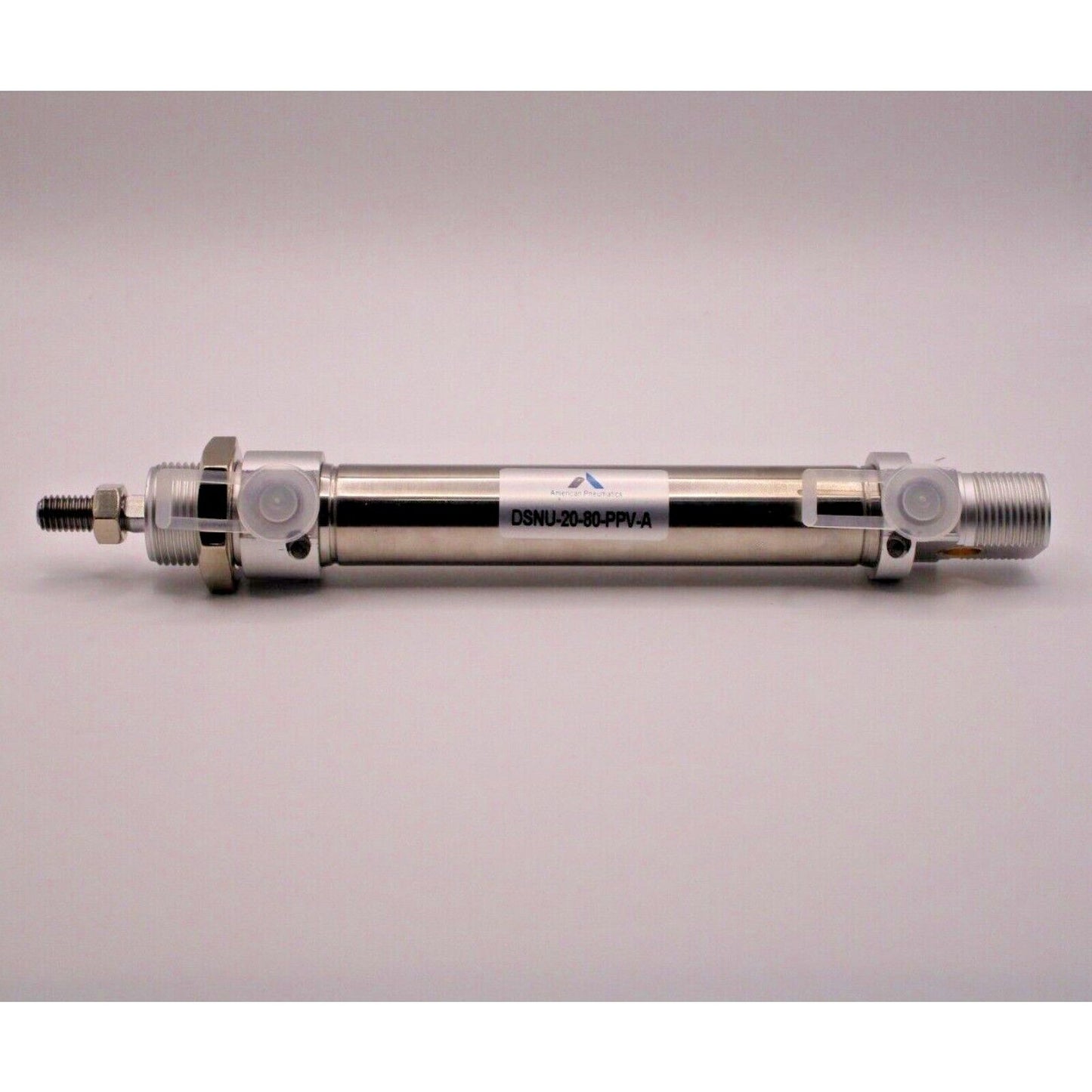 Festo DSNU-20-80-PPV-A pneumatic cylinder. Industrial automation part for round standard cylinders.