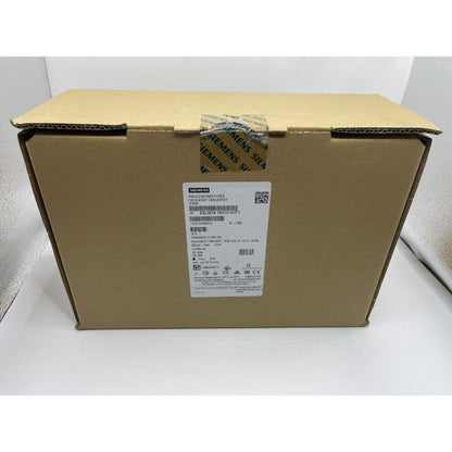 Siemens SINAMICS G120C Frequency Inverter in a cardboard box, model 6SL3210-1KE22-6UF1, new industrial automation equipment