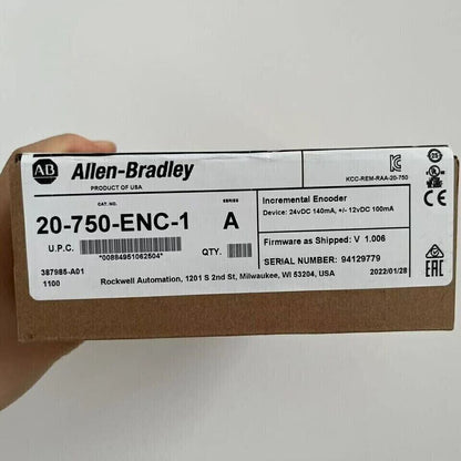 20-750-ENC-1 Allen-Bradley PowerFlex 750 Incremental Module NEW IN BOX