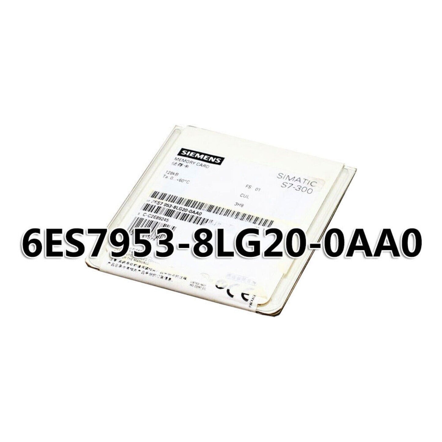 Siemens SIMATIC S7-300 Micro Memory Card 6ES7953-8LG20-0AA0, Industrial Automation Component