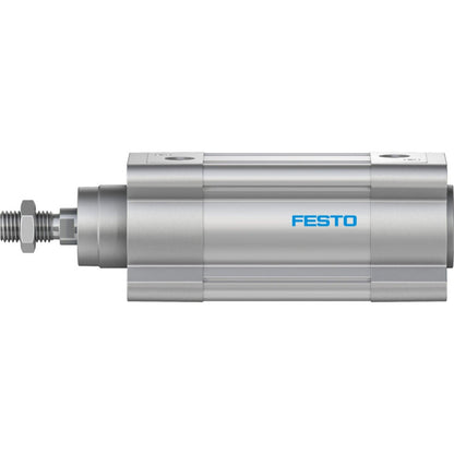 Festo DSBC-63-50-PPVA-N3 ISO cylinder, silver pneumatic actuator, industrial automation