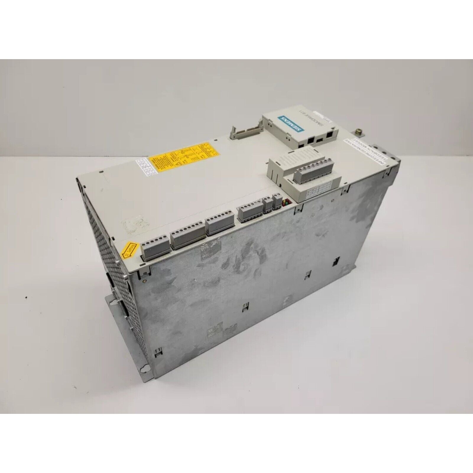 Siemens SIMODRIVE 611 Module, industrial automation part, metal casing with electronic components.