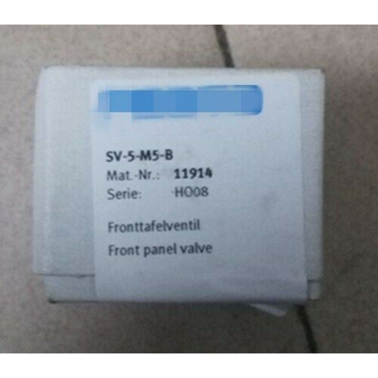 Festo SV-5-M5-B front panel valve packaging, part number 11914