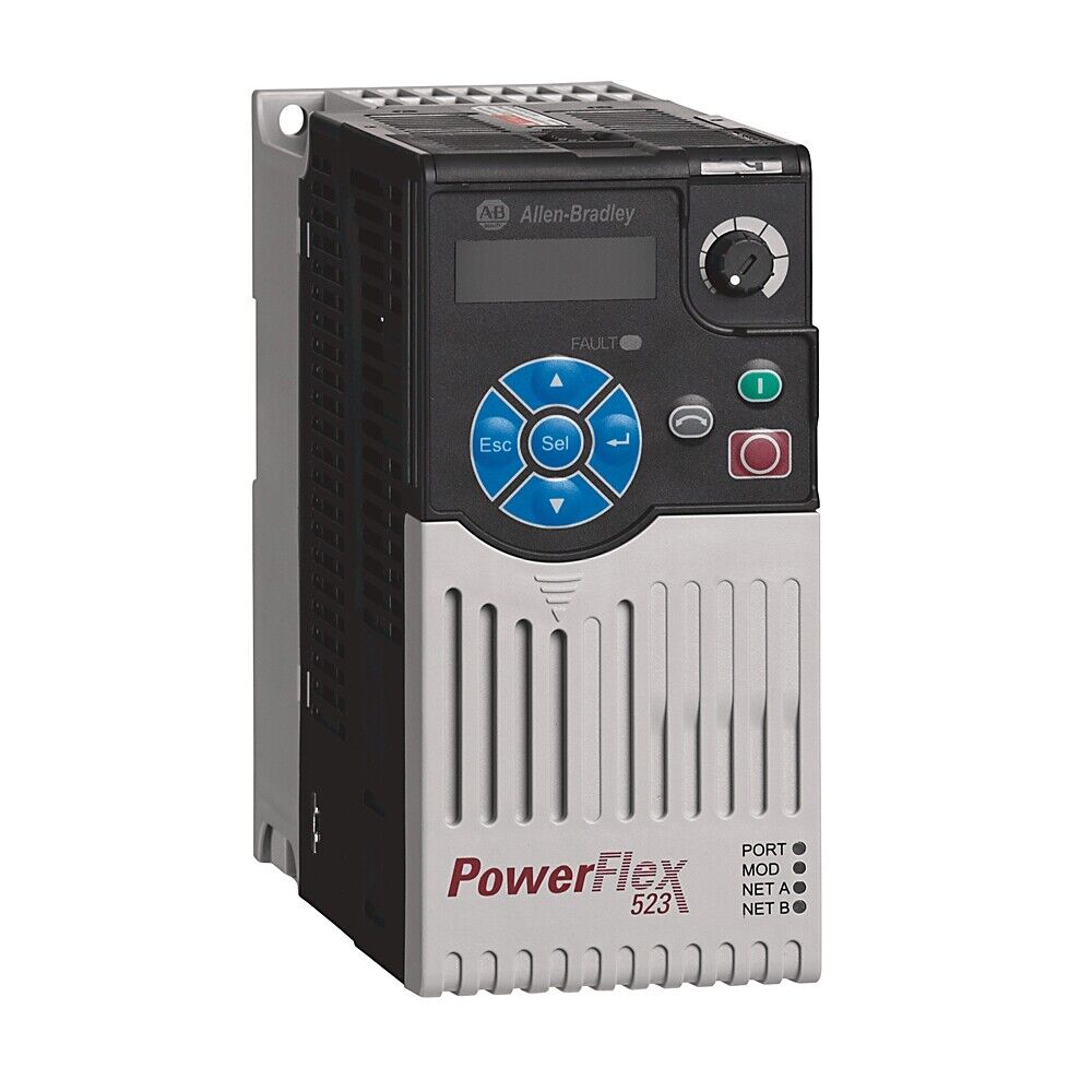 Allen-Bradley PowerFlex 523 AC Drive, industrial automation equipment for PLC systems