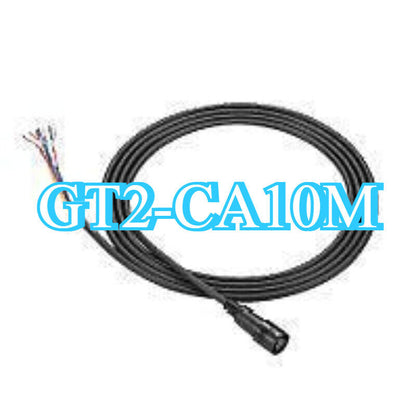 Keyence GT2-CA10M sensor cable, black, with exposed wires and connector.