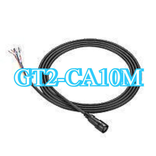 Keyence GT2-CA10M sensor cable, black, with exposed wires and connector.