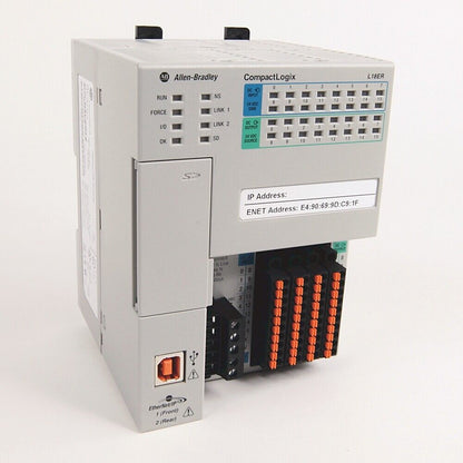 Allen-Bradley CompactLogix 1769-L18ER-BB1B PLC Controller, Ethernet/IP, 24V DC Digital I/O