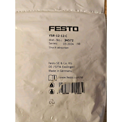 FESTO YSR-12-12-C shock absorber packaging, product details, industrial automation parts