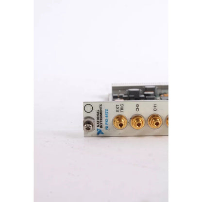 NI PXI-4472 sound and vibration module with gold connectors. Data acquisition hardware.