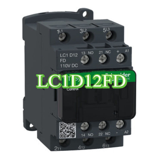 Schneider LC1D12FD Contactor, 110VDC, industrial automation component