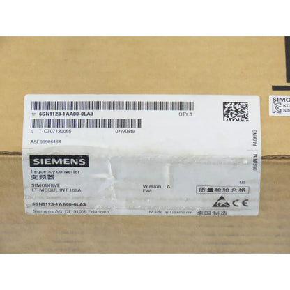 New Sealed Siemens 6SN1123-1AA00-0LA3 Simodrive LT-Module Free Shipping