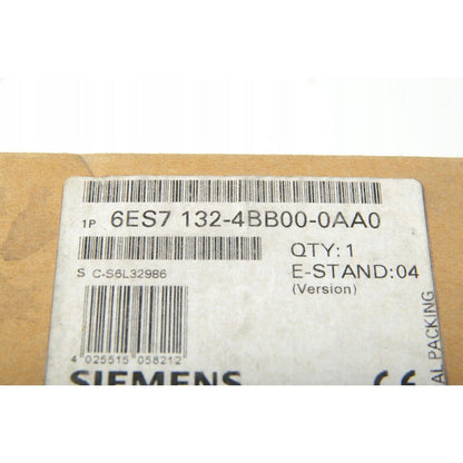 Siemens SIMATIC DP Module 6ES7 132-4BB00-0AA0 - industrial automation part, Quantity: 1, E-STAND:04.