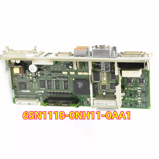 Siemens SIMODRIVE 6SN1118-0NH11-0AA1 Circuit Board, detail view.
