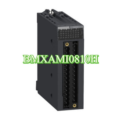 Schneider BMXAMI0810H PLC Module, black industrial automation equipment