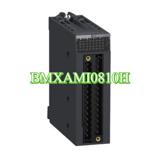 Schneider BMXAMI0810H PLC Module, black industrial automation equipment