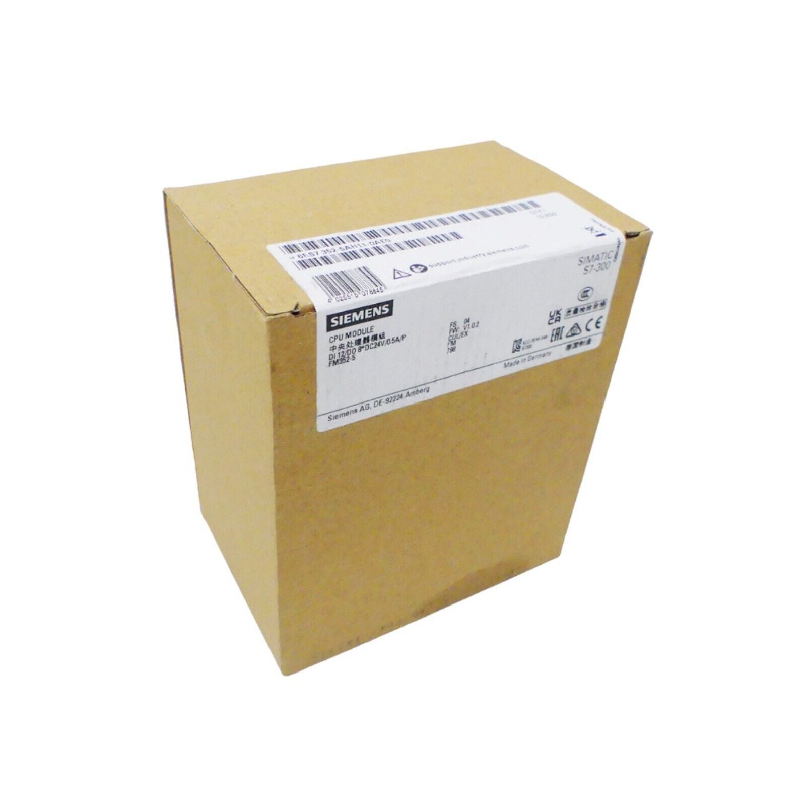 Siemens SIMATIC S7-300 CPU Module in Packaging, 6ES7 352-5AH11-0AE0, industrial automation part