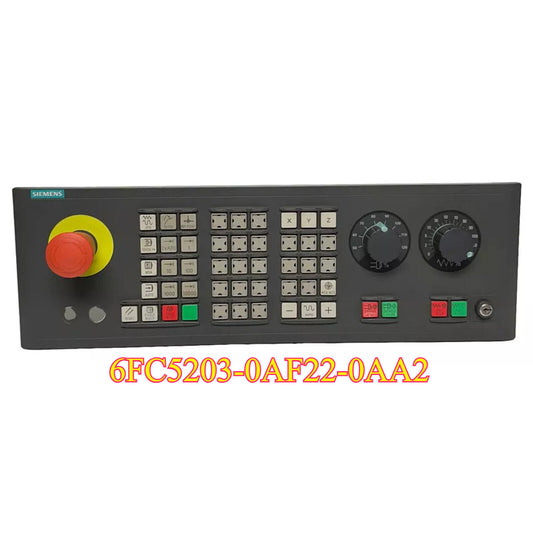 Siemens Sinumerik MCP 483C PANEL, 6FC5203-0AF22-0AA2, with emergency stop button and control buttons