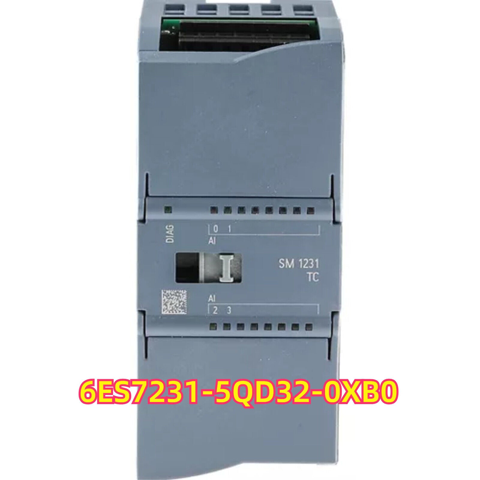 Siemens SIMATIC S7-1200 6ES7231-5QD32-0XB0 analog input module, grey plastic enclosure