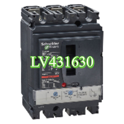 Schneider Electric LV431630 Molded Case Circuit Breaker, 3-pole, 400A, for electrical distribution systems.