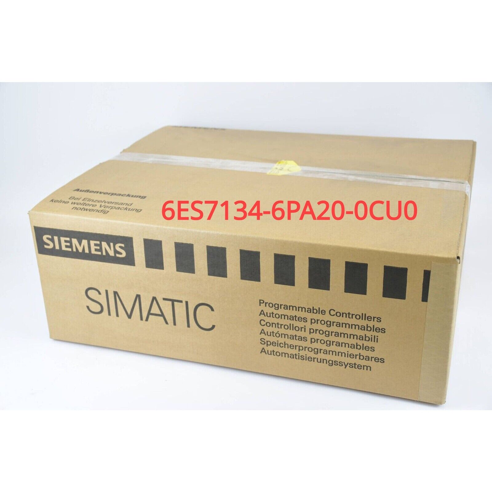 Siemens SIMATIC PLC module box, model 6ES7134-6PA20-0CU0, industrial automation part