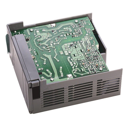 Allen-Bradley 1746-P4 SLC 500 series power supply module, internal circuit board, gray enclosure.