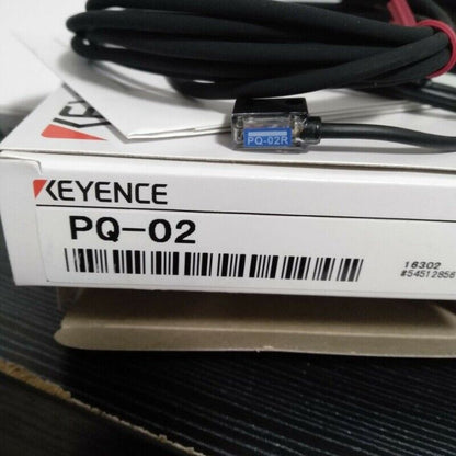 Keyence PQ-02 Photoelectric Sensor New, Black cable and connectors, PQ-02R