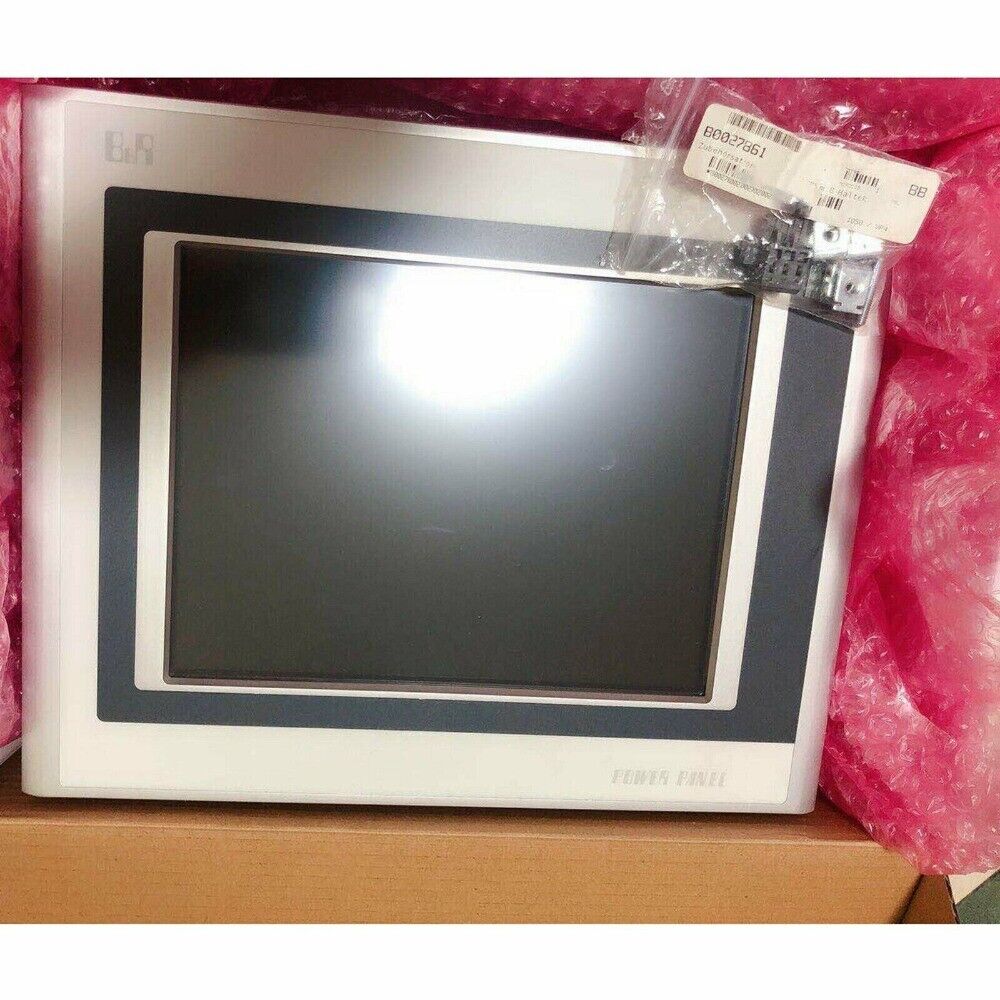 B&R 4PP320.1043-31 Panel PC touch screen In Box, white frame with gray borders, new industrial automation equipment.
