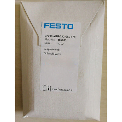 Festo CPV14-M1H-2X2-GLS-1/8 Air Solenoid Valve in packaging, industrial automation part