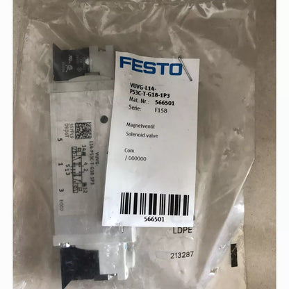 New FESTO VUVG-L14-P53C-T-G18-1P3 566501 Solenoid Valve