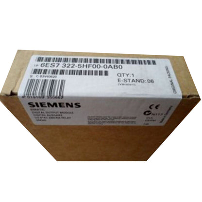 Siemens SIMATIC S7-300 digital output module 6ES7322-5HF00-0AB0 on packaging box
