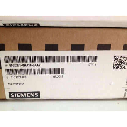 Siemens 6FC5371-0AA10-0AA2 CNC hardware part label, QTY:1