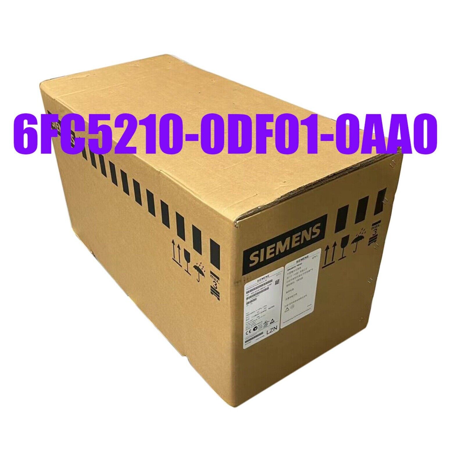 Siemens 6FC5210-0DF01-0AA0 PCU 50 box, PLC industrial automation equipment part, brown cardboard packaging, new
