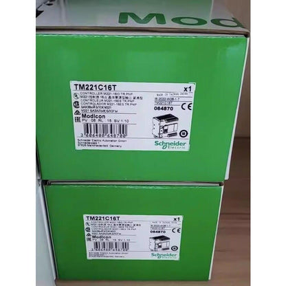 Schneider Electric TM221C16T PLC Module box, new industrial automation part, Ethernet port