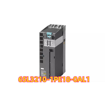 Siemens SINAMICS V20 6SL3210-1PE18-0AL1 drive, gray housing with blue components