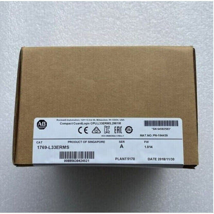 Allen-Bradley 1769-L33ERMS Compact GuardLogix CPU box, features and specifications, from Singapore.