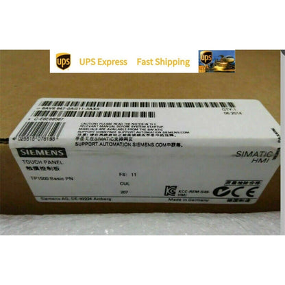 Siemens SIMATIC HMI Touch Panel 6AV6647-0AG11-3AX0, Industrial Automation Part, UPS Fast Shipping