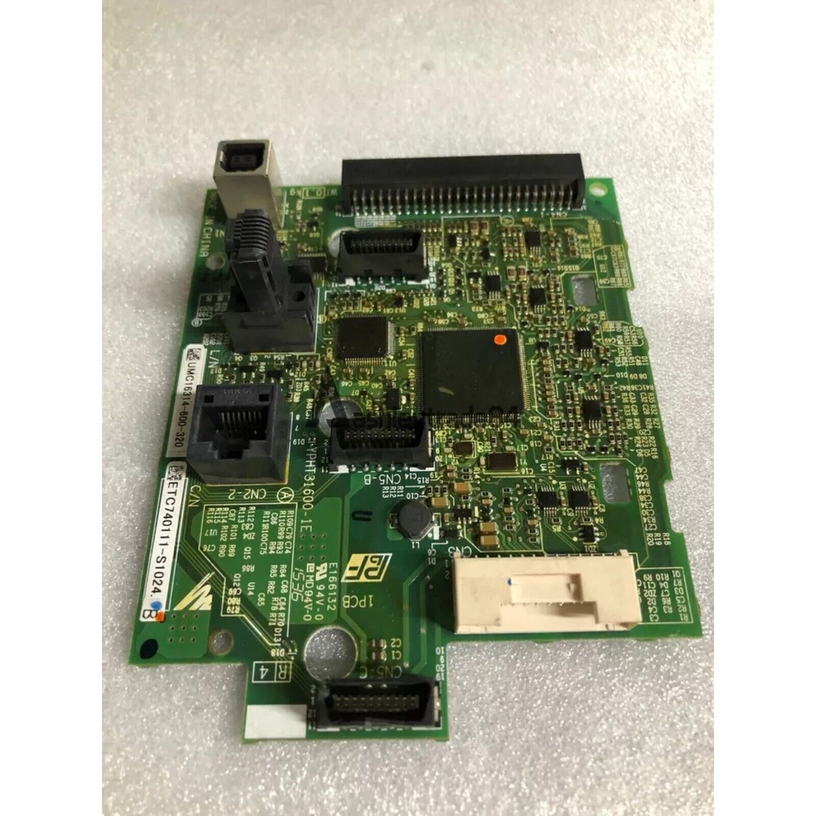 YASKAWA A1000 ETC740111-S1024 Control Board, Industrial Automation Part, Green PCB