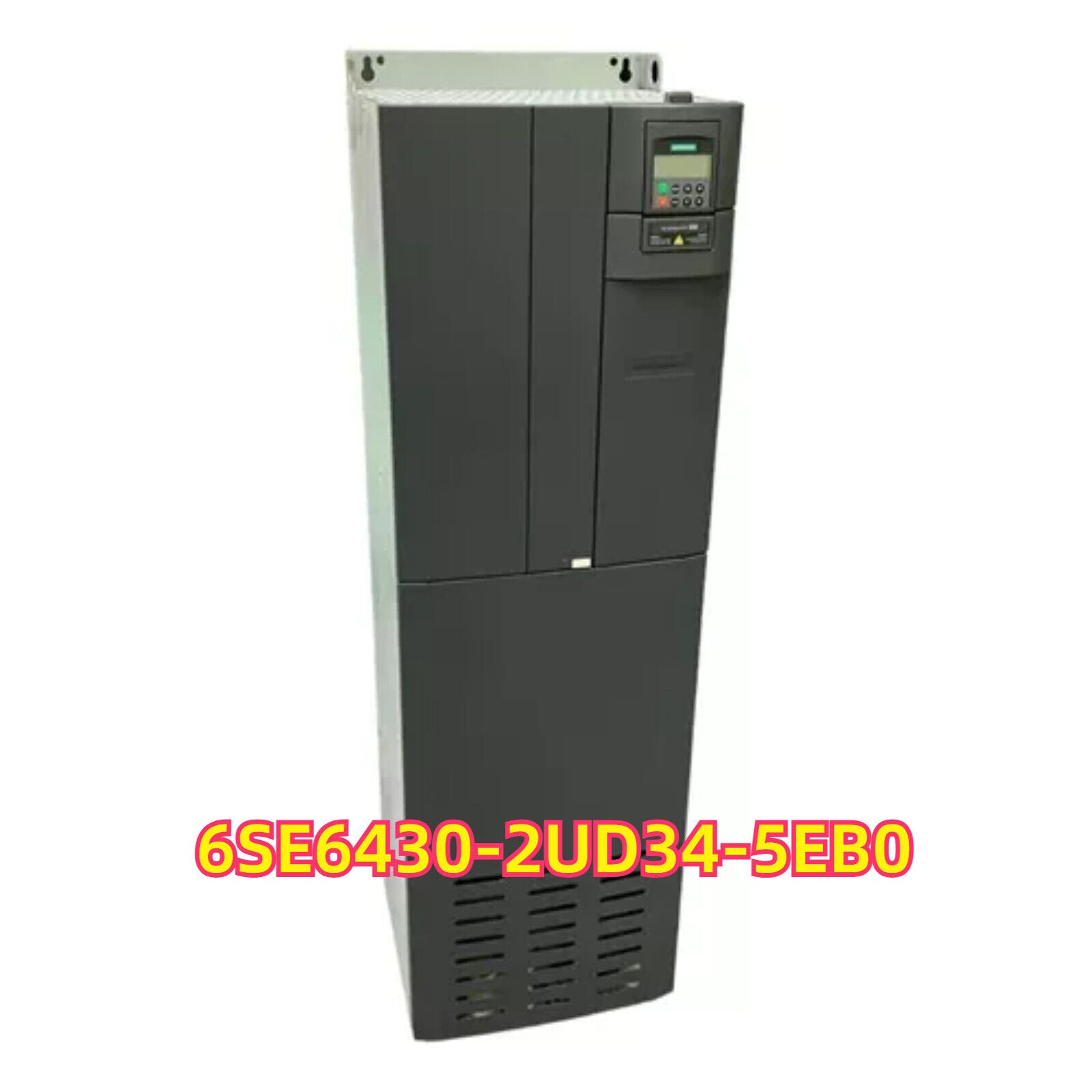 Siemens MICROMASTER 430 drive, model 6SE6430-2UD34-5EB0, industrial automation component.