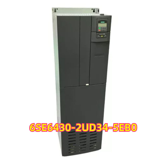 Siemens MICROMASTER 430 drive, model 6SE6430-2UD34-5EB0, industrial automation component.