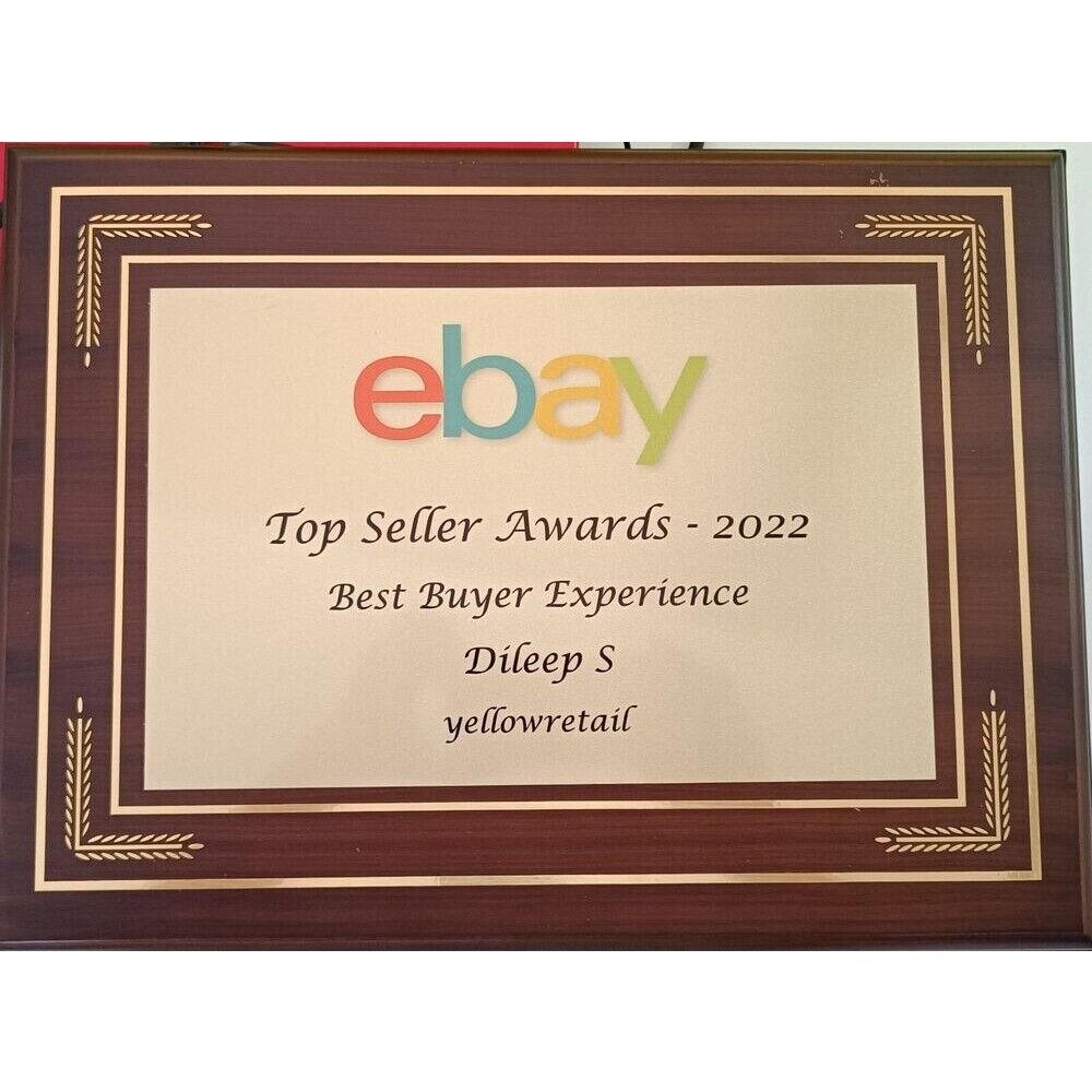 eBay Top Seller Award , Best Buyer Experience for yellowretail