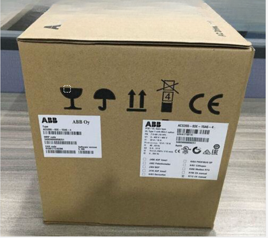 ABB ACS355-03E-15A6-4 Inverter in original packaging, brown box, expedited shipping