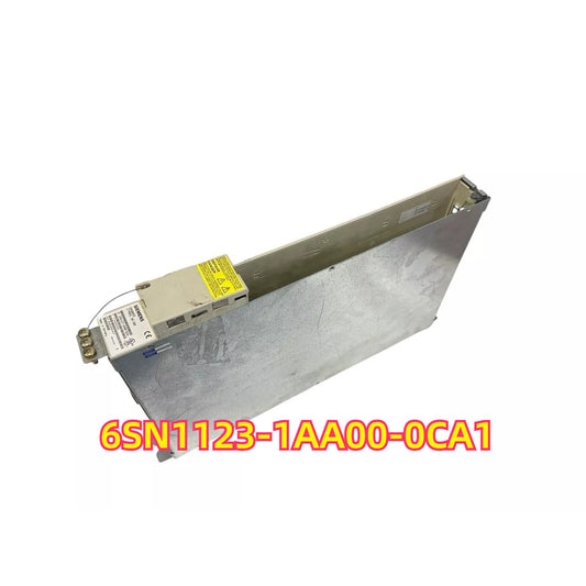 Siemens SIMODRIVE 611 6SN1123-1AA00-0CA1 power module, industrial automation component with internal cooling.