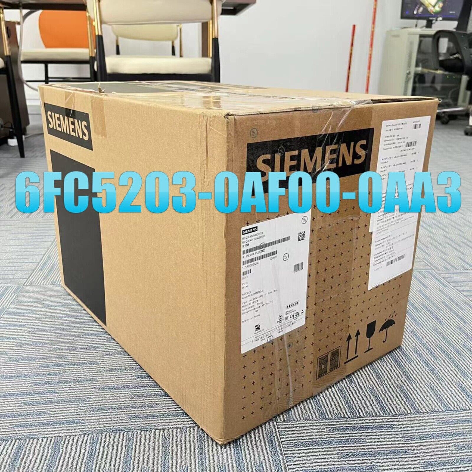 Siemens SINUMERIK Operator Panel 6FC5203-0AF00-0AA3 in shipping box, industrial automation part