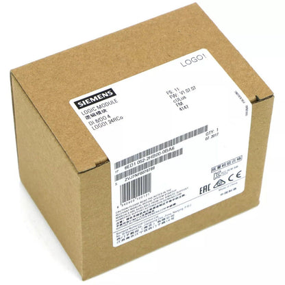 PLC | Siemens | 6ED1052-2HB00-0BA6 6ED1 052-2HB00-0BA6 LOGO 24RCO (AC) logic module